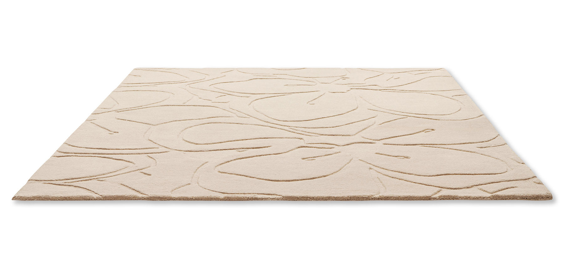 Romantic Magnolia Cream Designer Rug