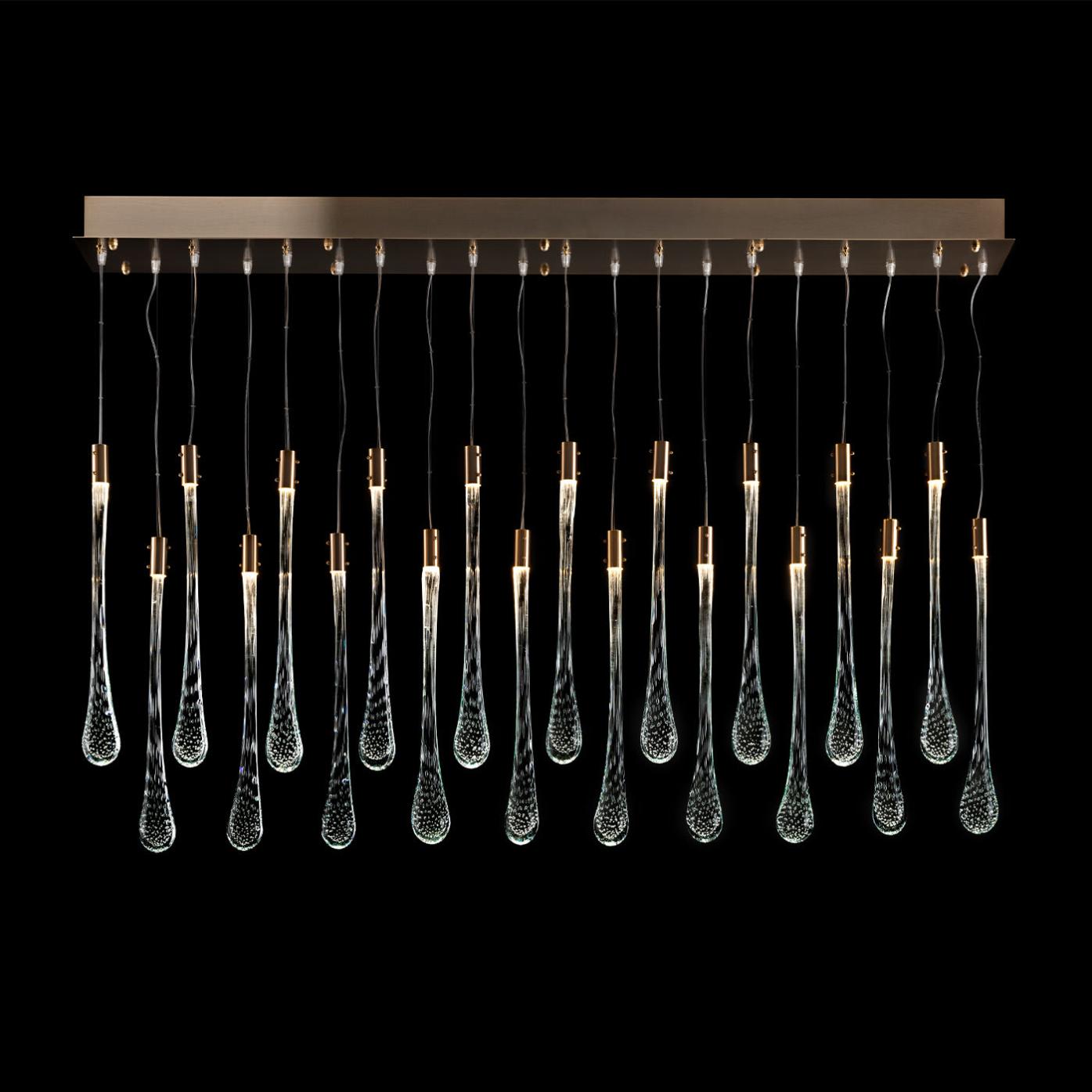 Murano Glass Drop Chandelier