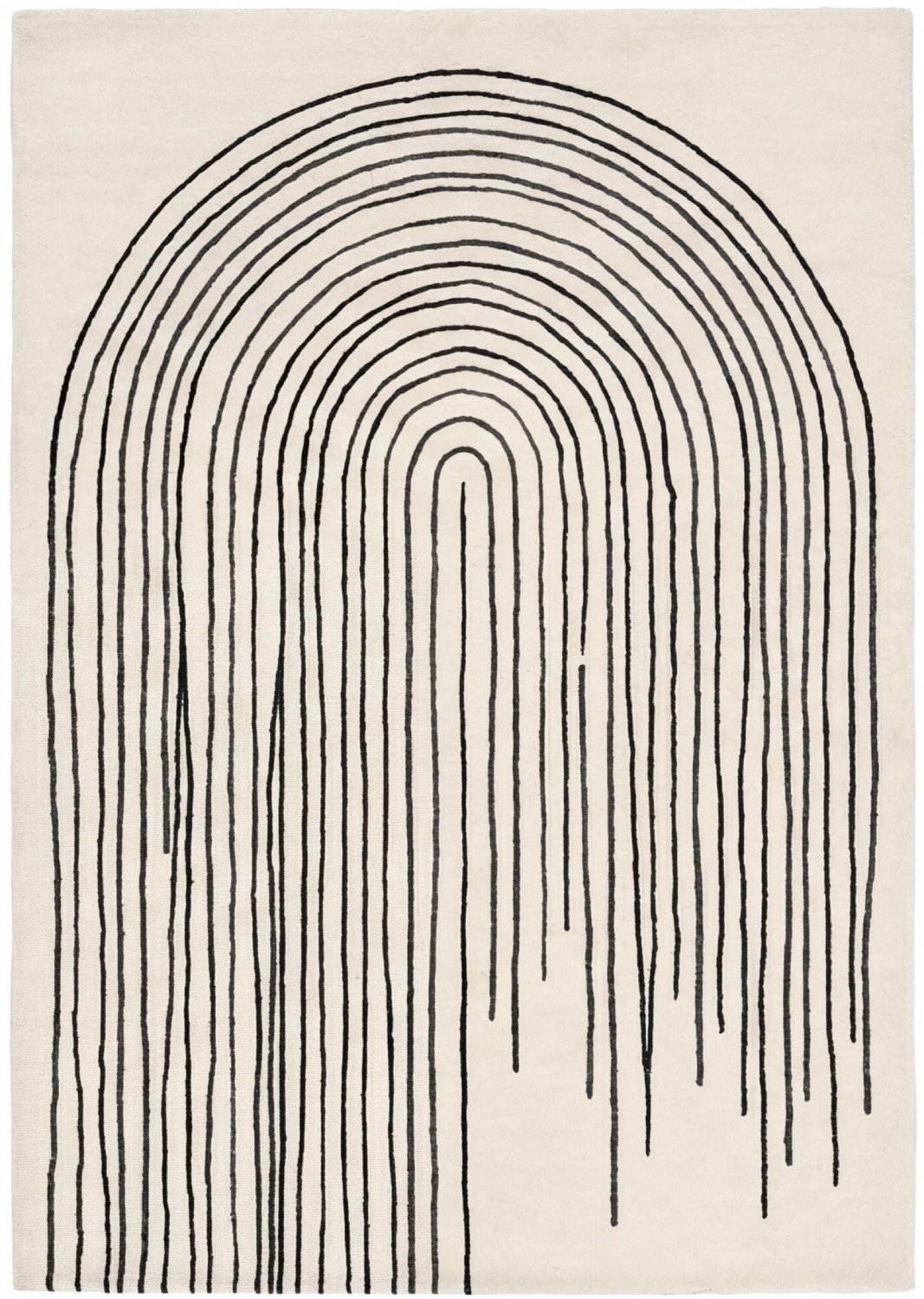 Arcade Lines Ivory Artisan Rug