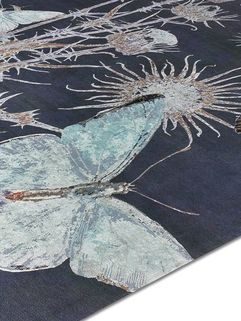 Butterfly Luxury Handmade Rug