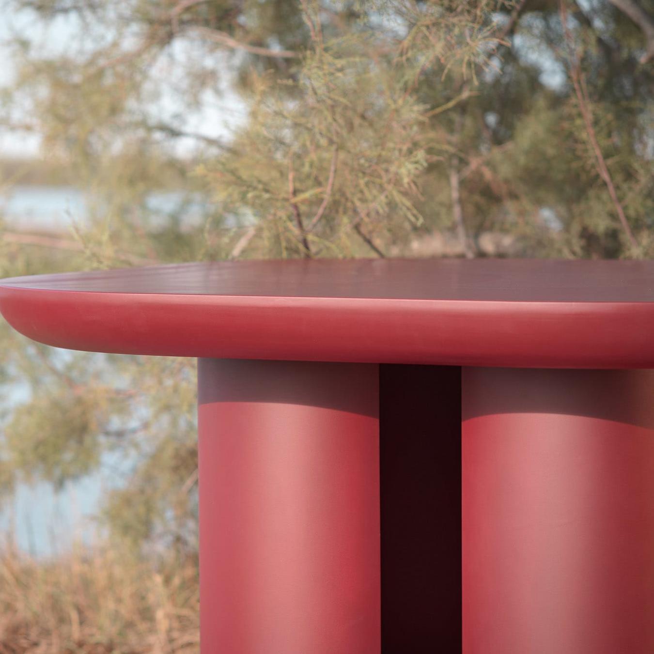Red Dining Table
