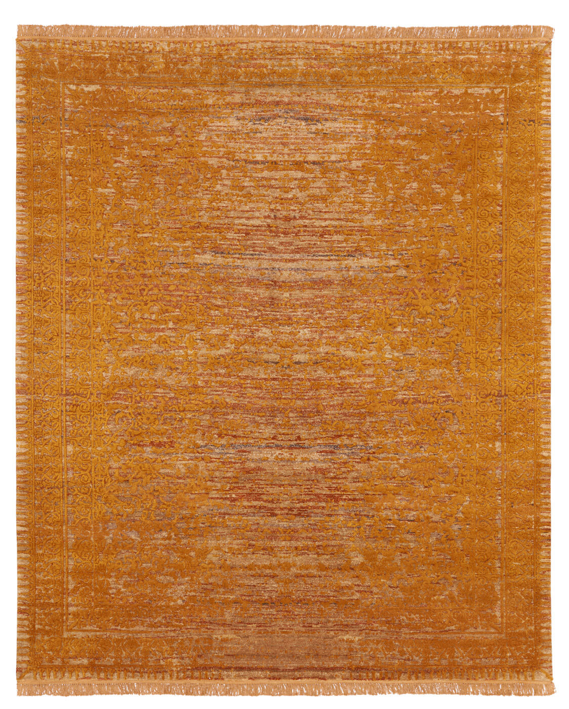 Ferrara Hand-knotted Brown Rug