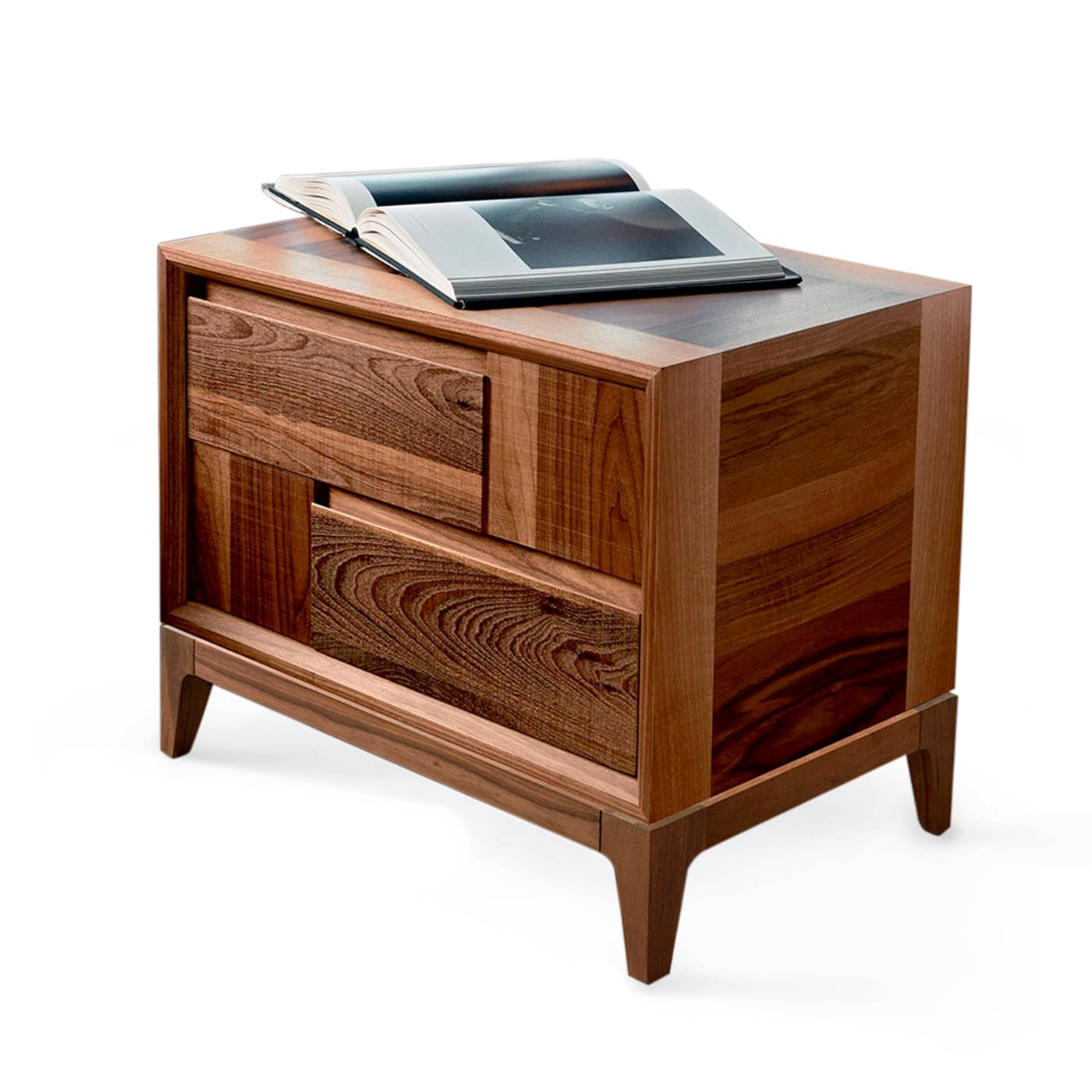Trama e ordito Brown Nightstand