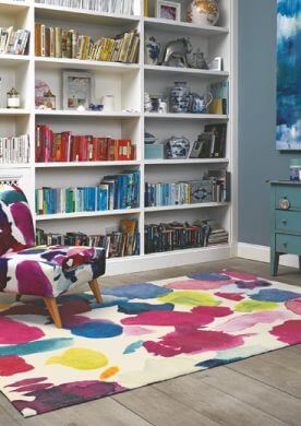 Bluebellgray Abstract Rug ☞ Size: 170 x 230 cm