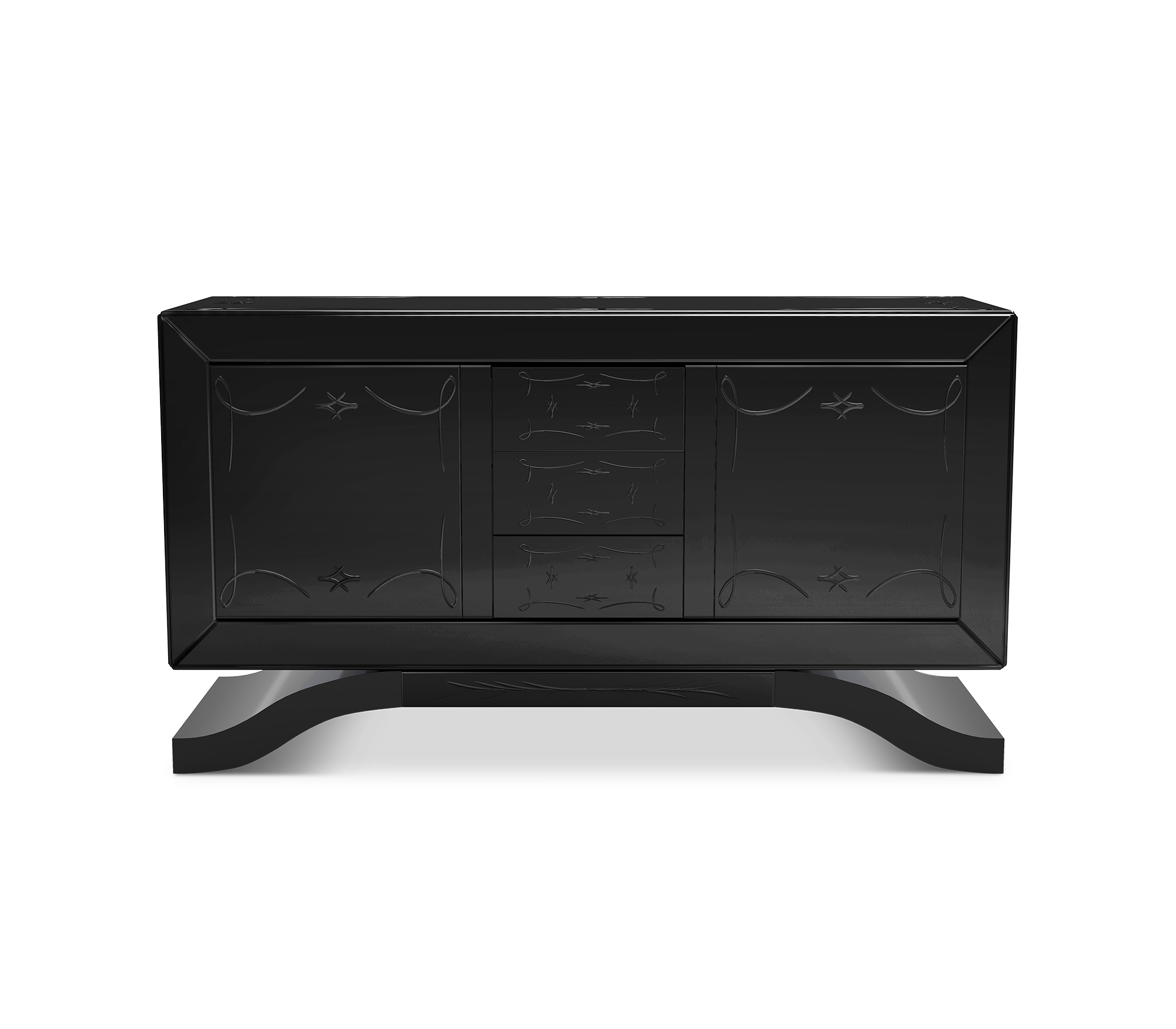 Cosmopolitan Black Sideboard