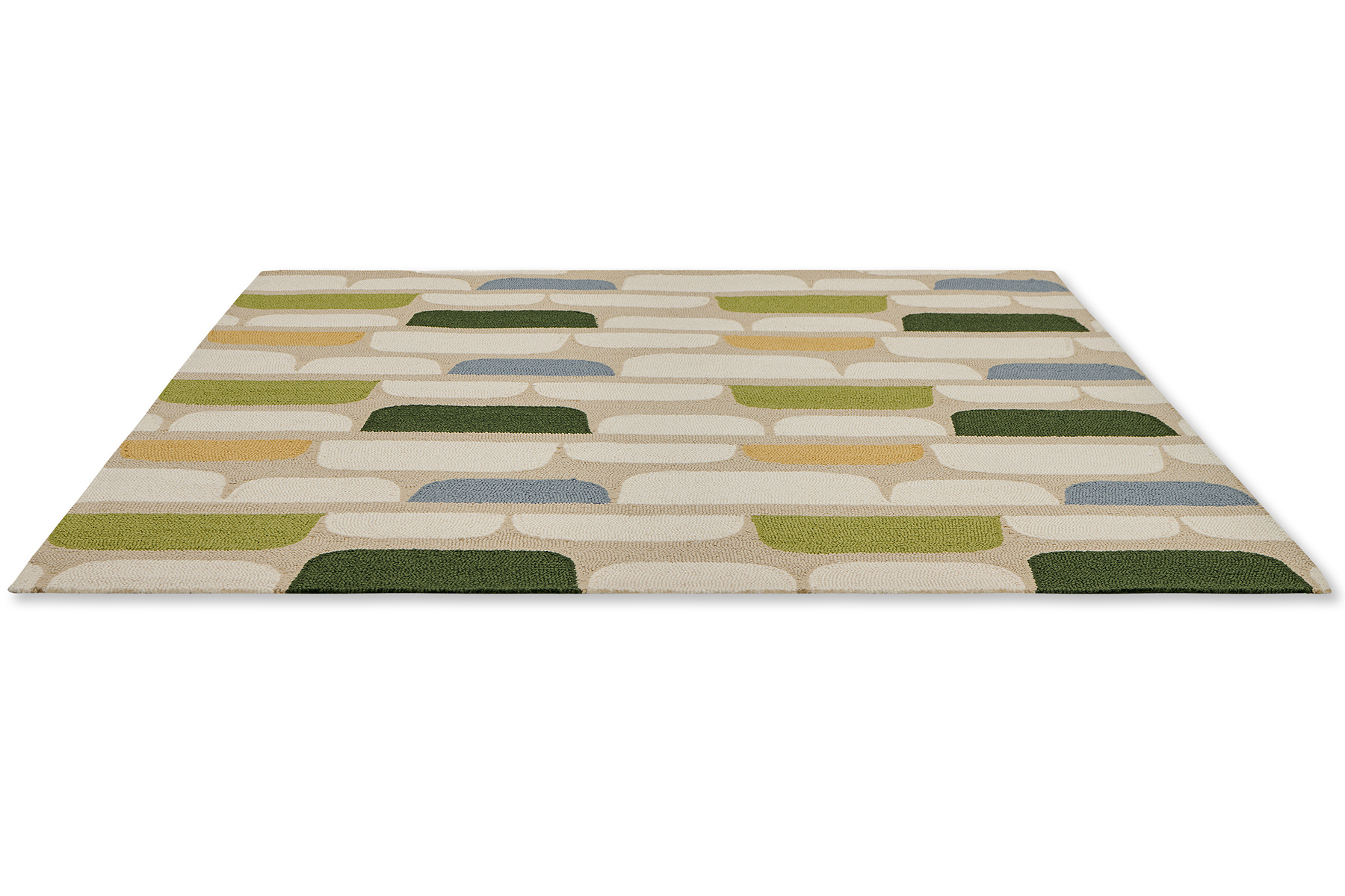 Beige / Multi Outdoor Handtufted Rug