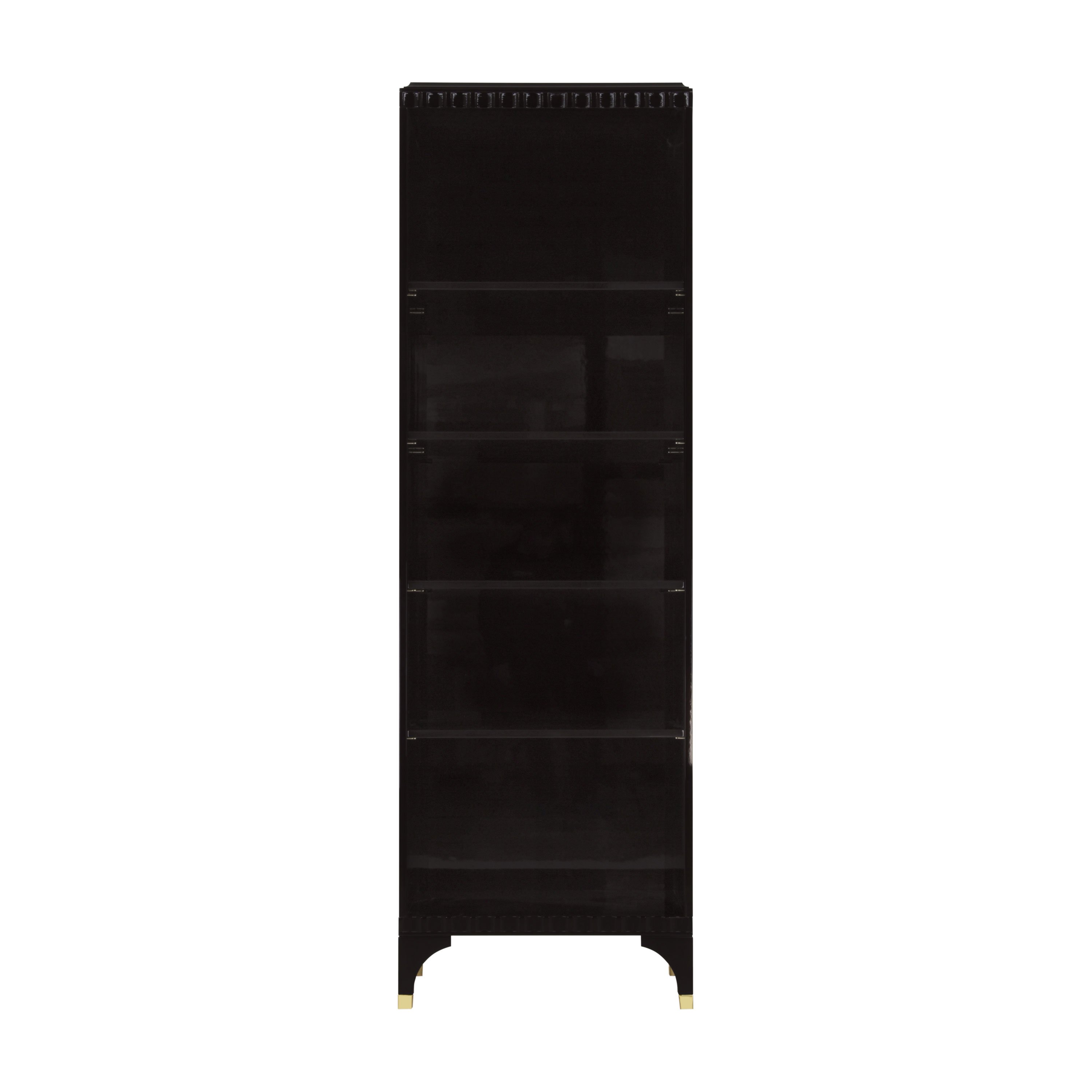 Ellipse Solid Wood Bookcase