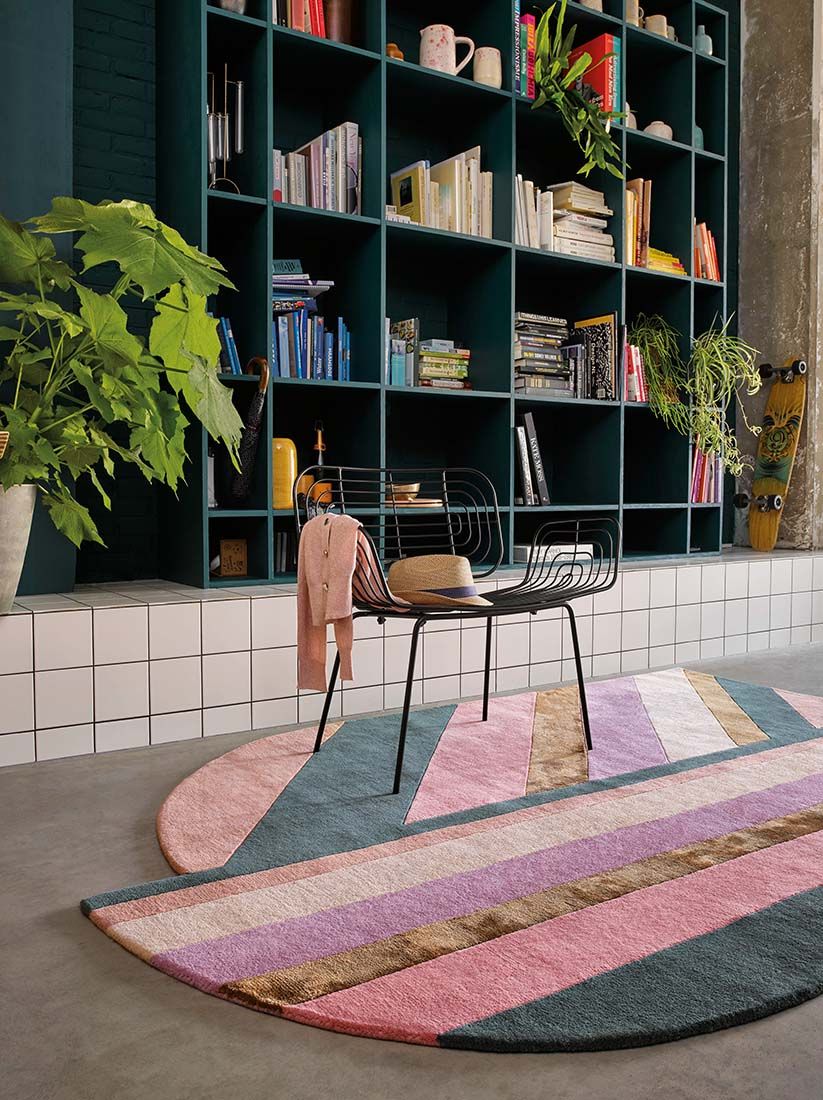 Jardin Pink Hand-woven Rug