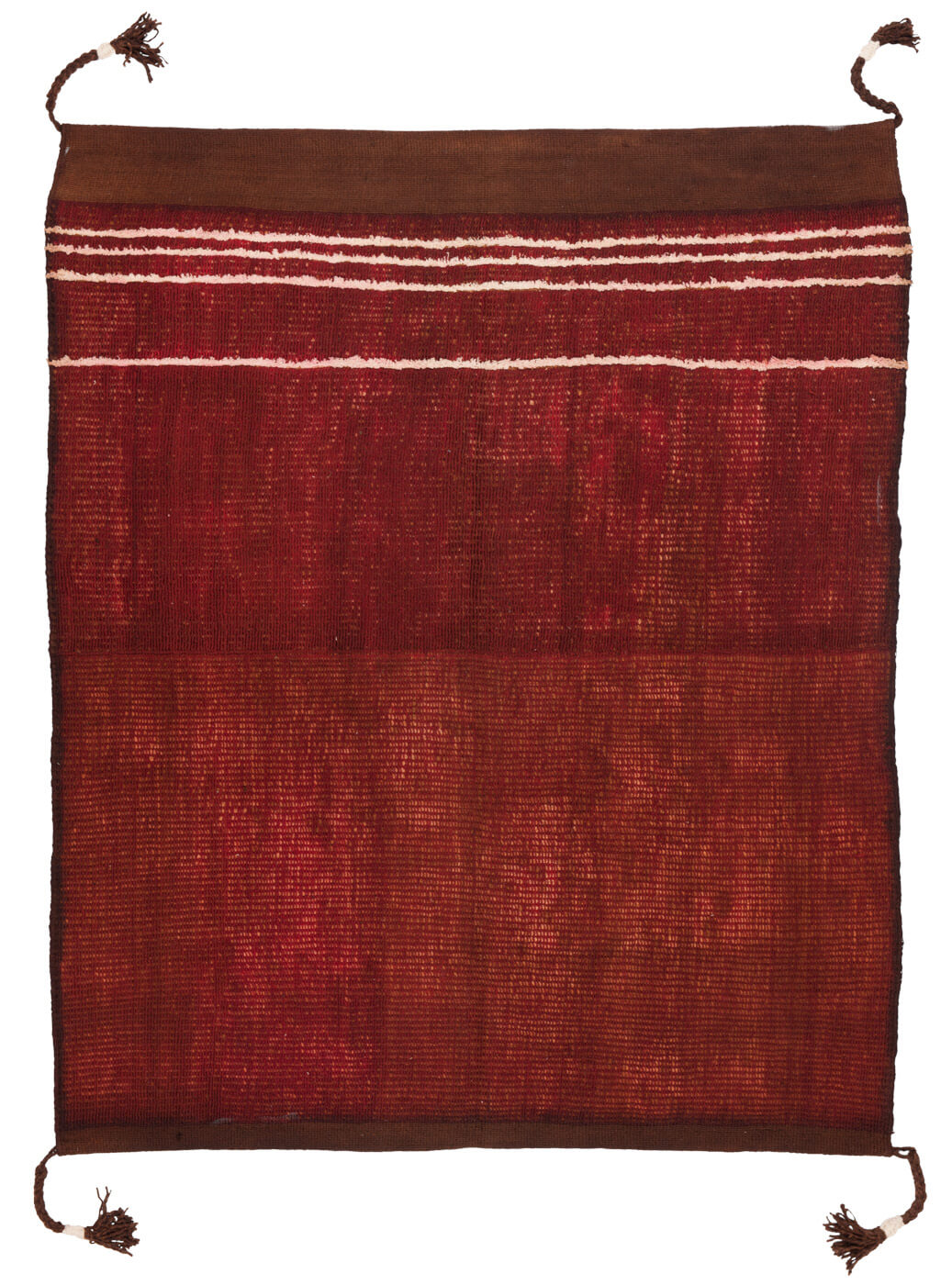 Tribal Hand-Woven Red Rug