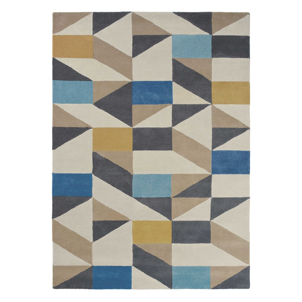 Nuevo Indigo Handwoven Rug | Size: 3' 11