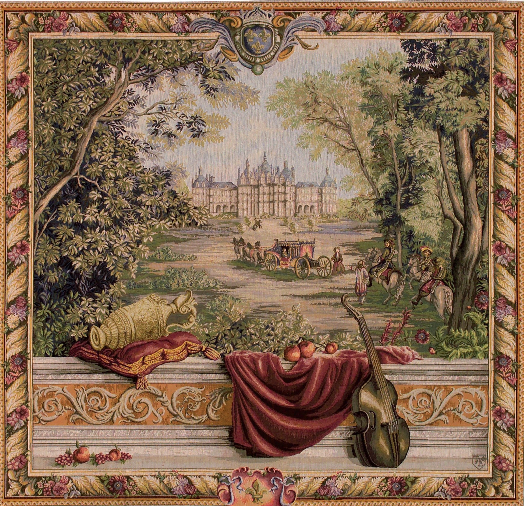 Greenery at the Castle Tapestry