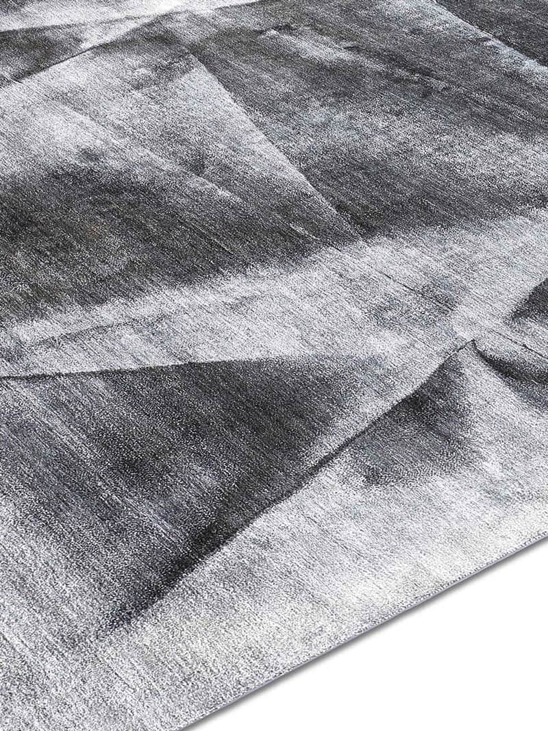 Charcoal Hand Knotted Rug
