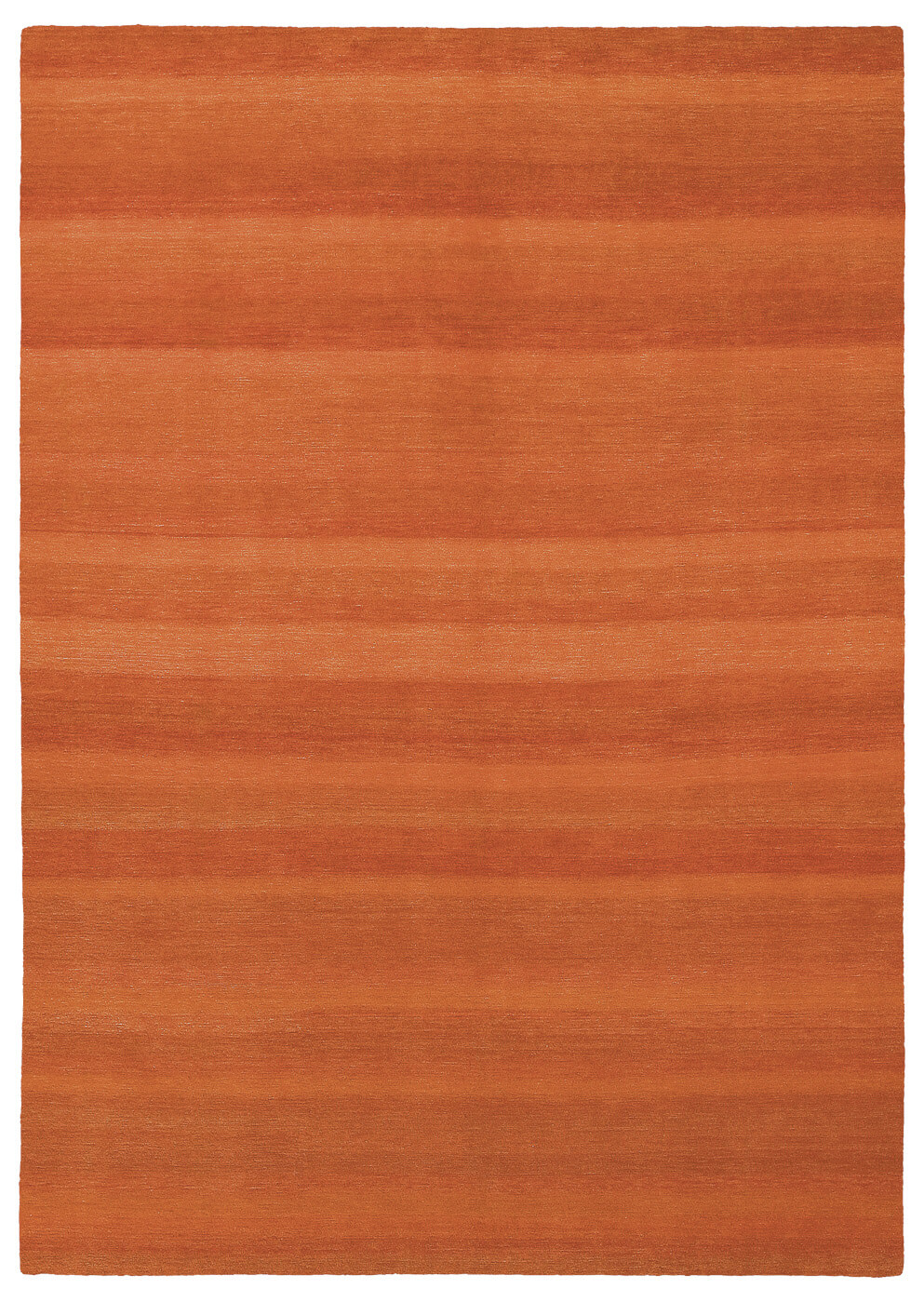 Hand-Knotted Wool Brown Stripes Rug