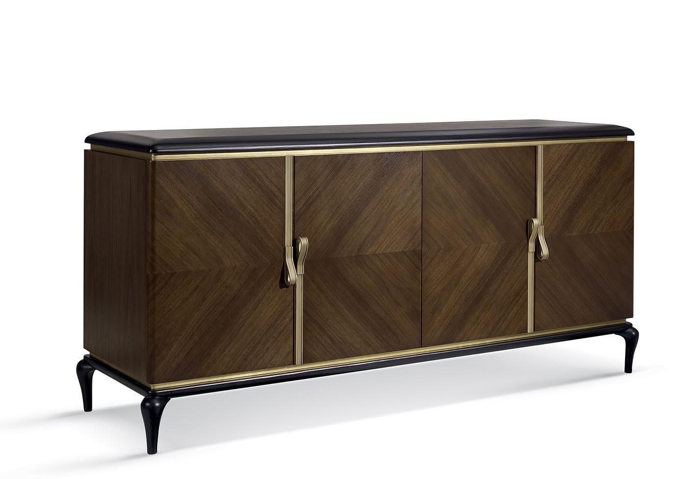 Dilan 4-Door Sideboard | Configuration: With Mirror