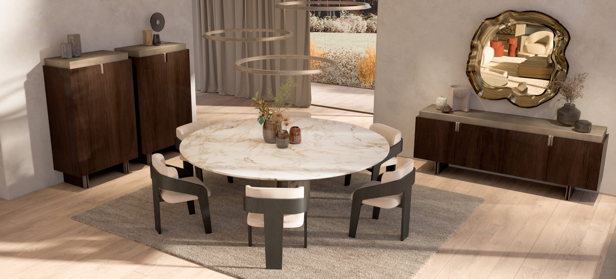 New Mood Round Dining Table