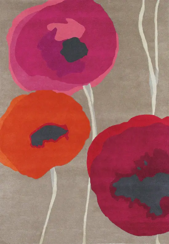 Poppies Hand-Tufted Wool Rug