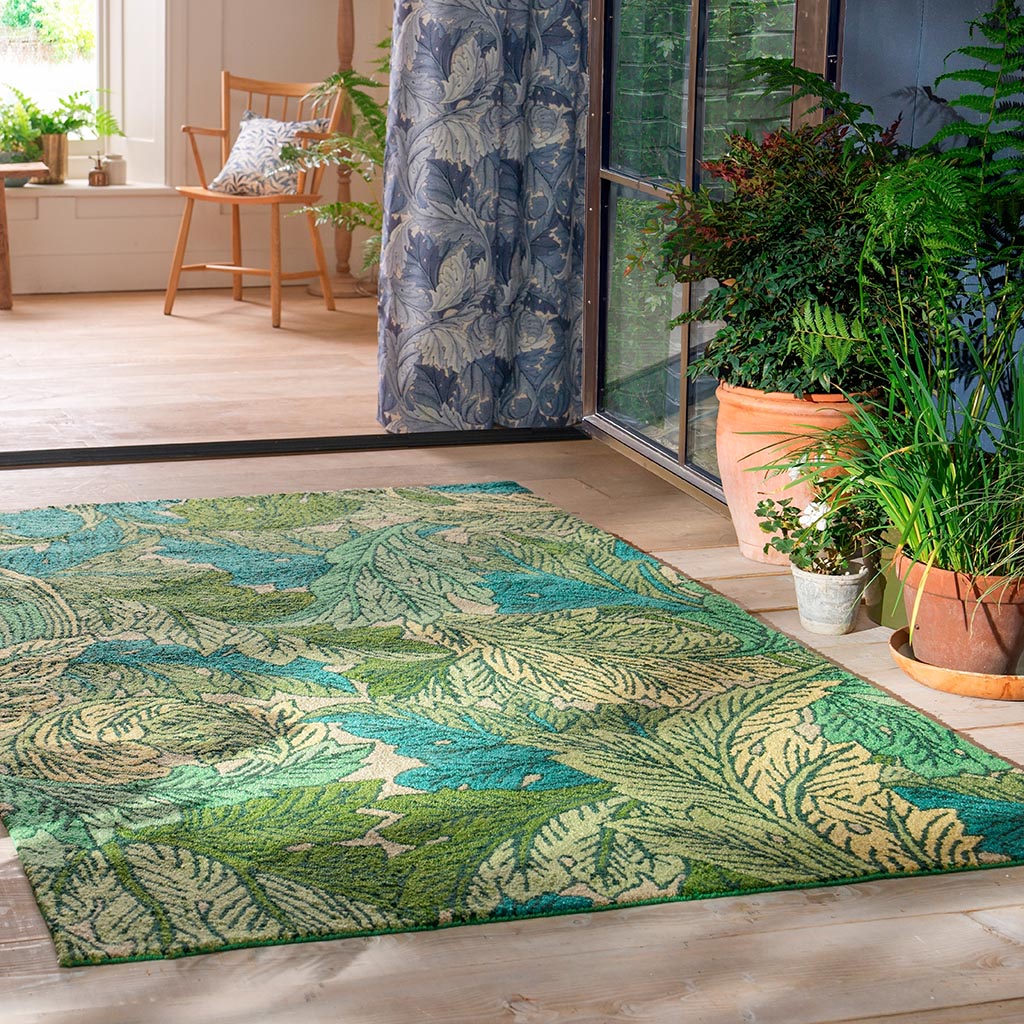 Nettle Sky Blue Thistle Outdoor Rug