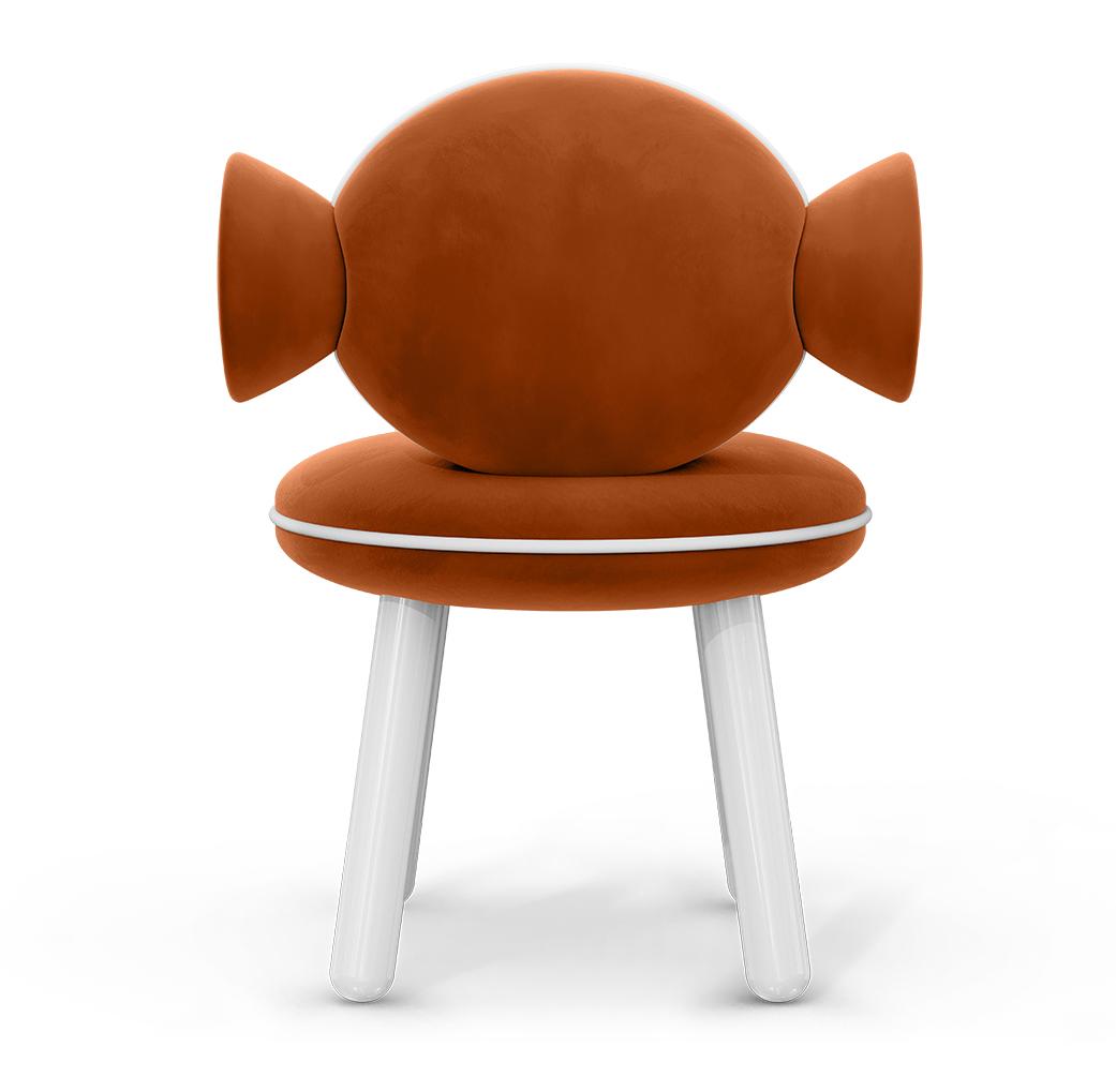 Lollipop Red Puff Chair