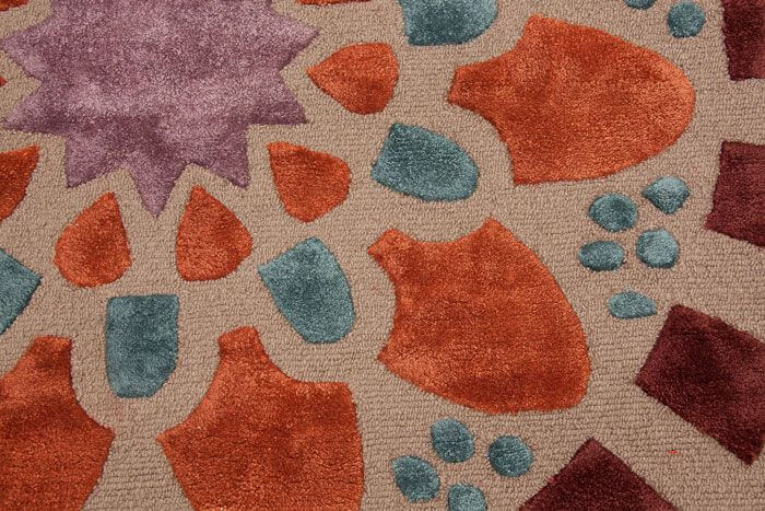 Wool & Viscose Handtufted Multi Sitap Rug