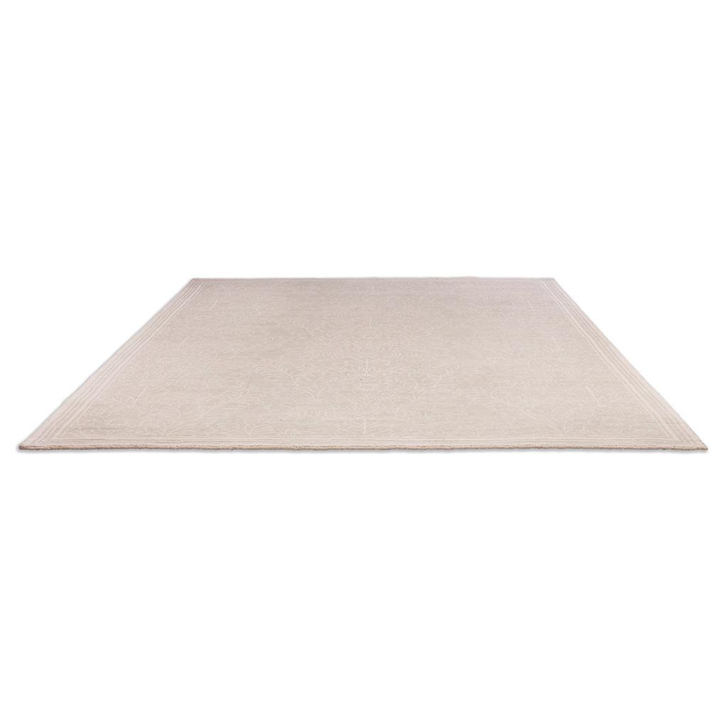 Handloom Dove Cotton Rug ☞ Size: 6' 7" x 9' 2" (200 x 280 cm)
