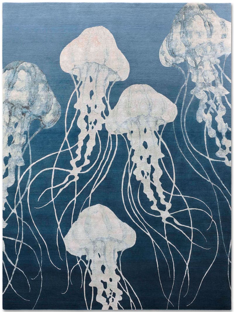 Jellyfish Exquisite Handmade Rug