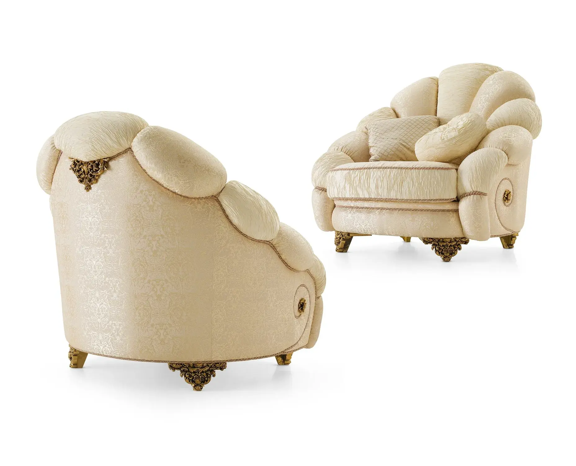 Royal Italian Fabric Armchair