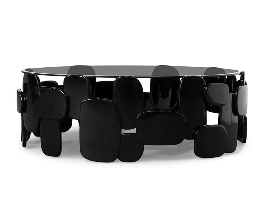 Tribal Stone Center Table