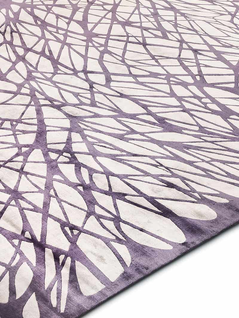 Dresden Light Lilac Exquisite Handmade Rug