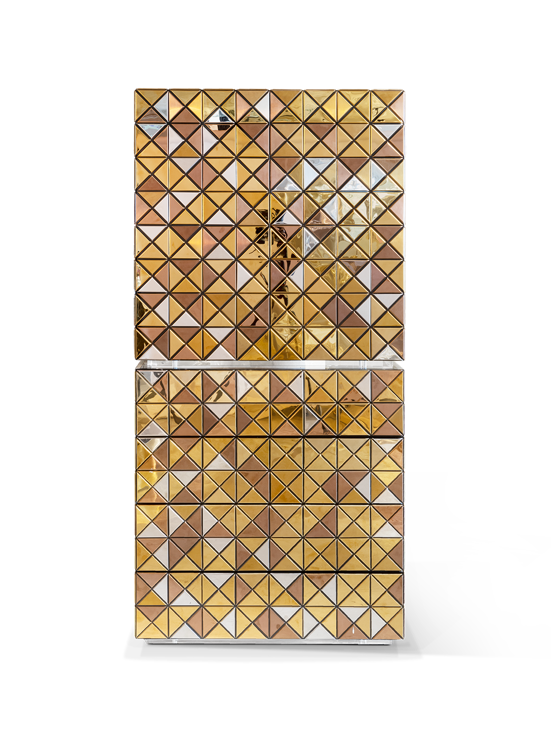 Mosaic II Gold Cabinet