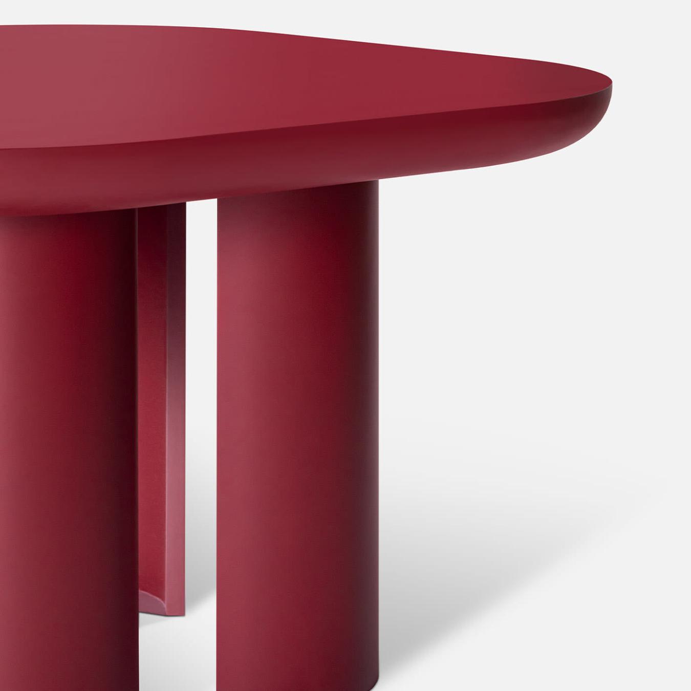 Red Dining Table