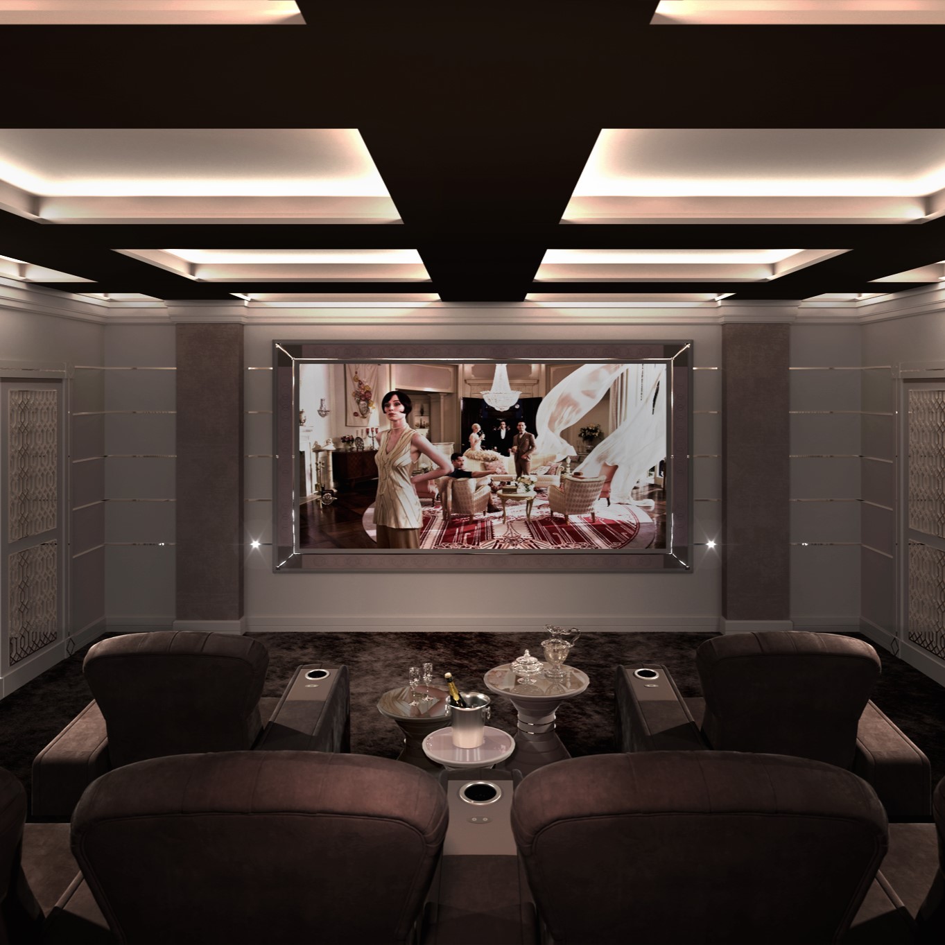 Chest Home Cinema Reclining Chair - 2