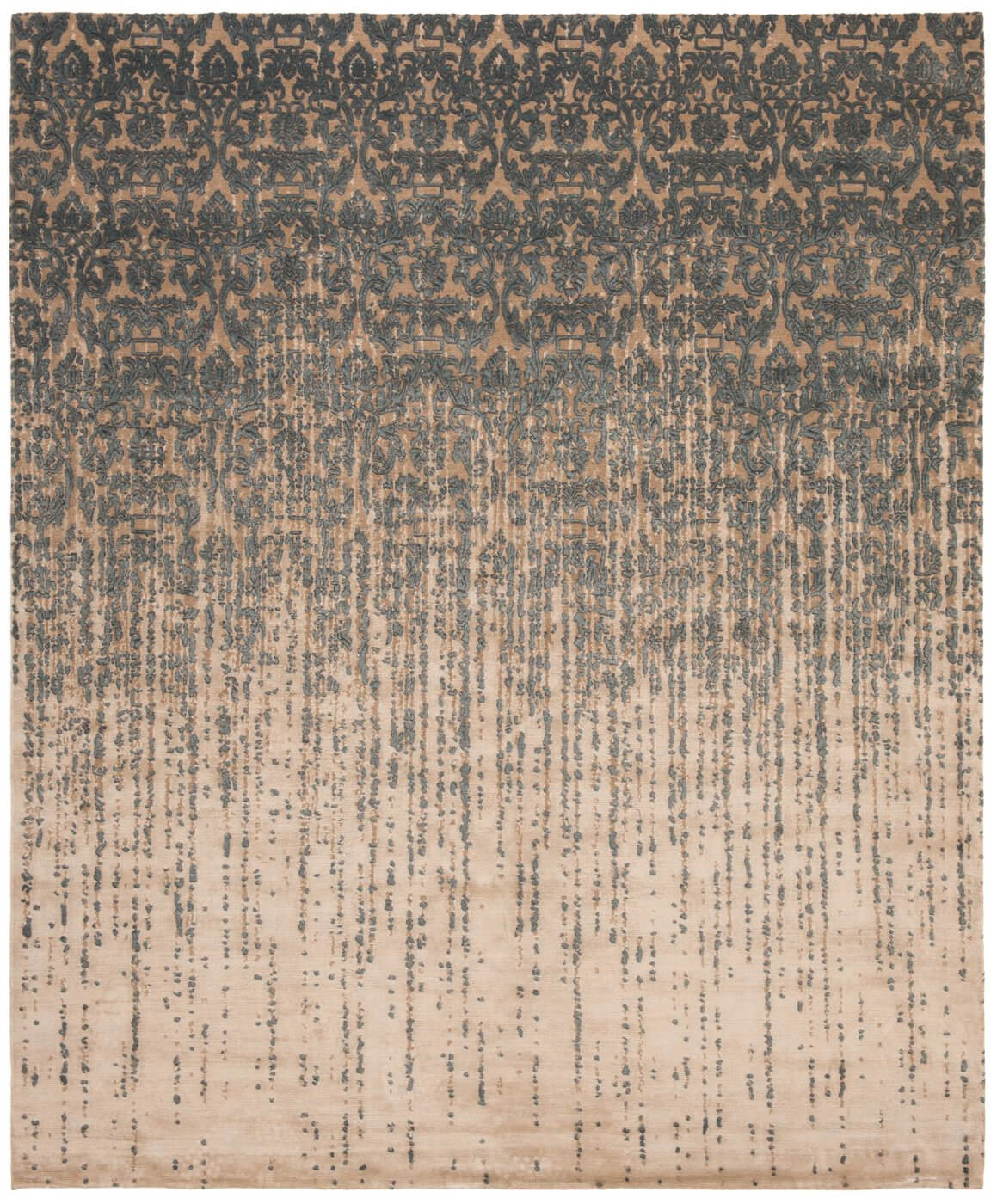 Roma Luxury Beige Hand-knotted Rug