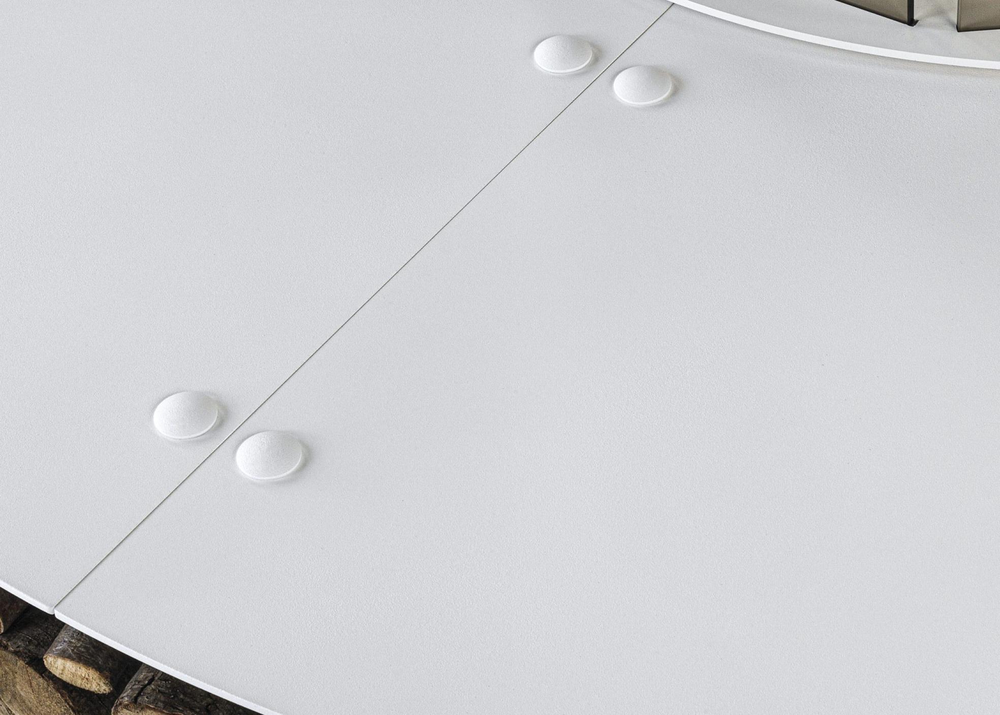 Zero Steel White Outdoor Fire Pit