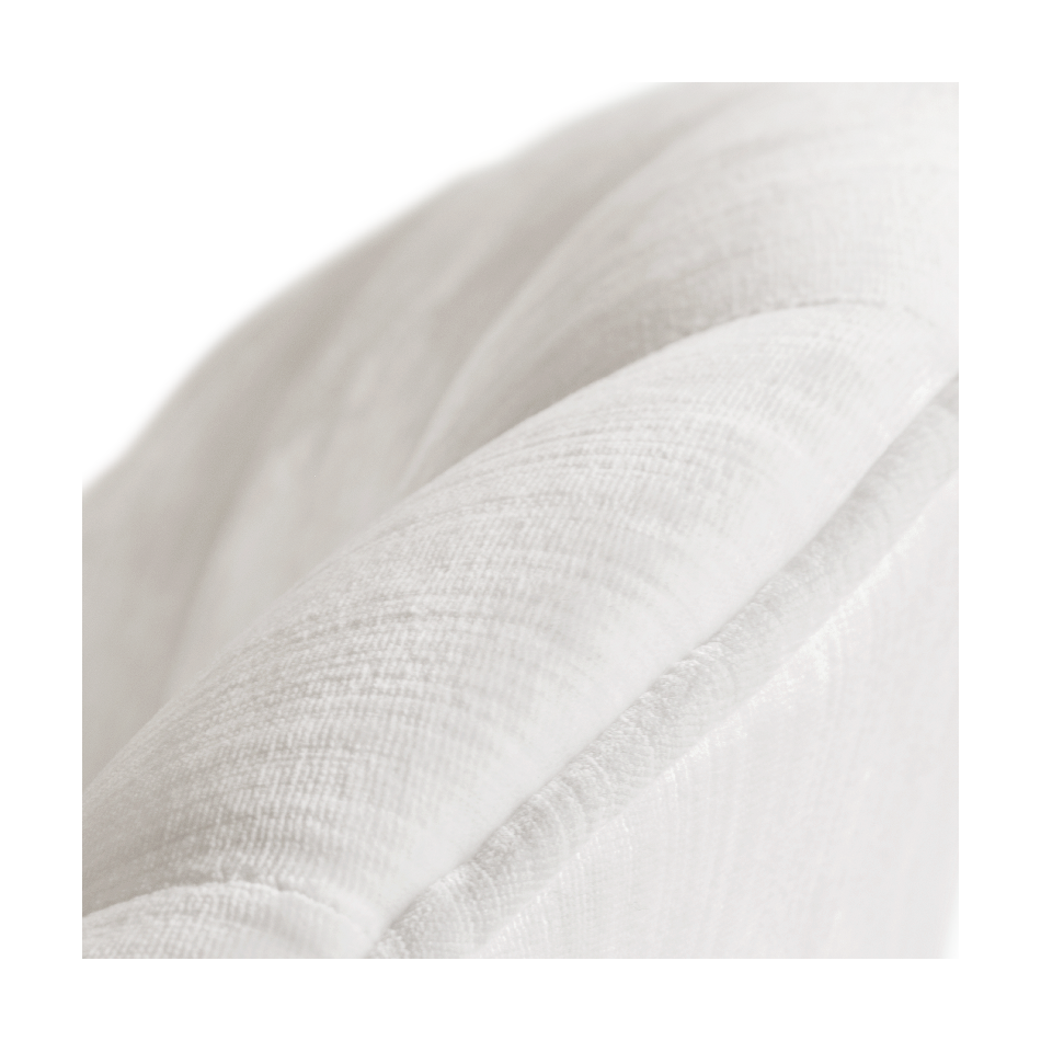 Galen White Single Sofa