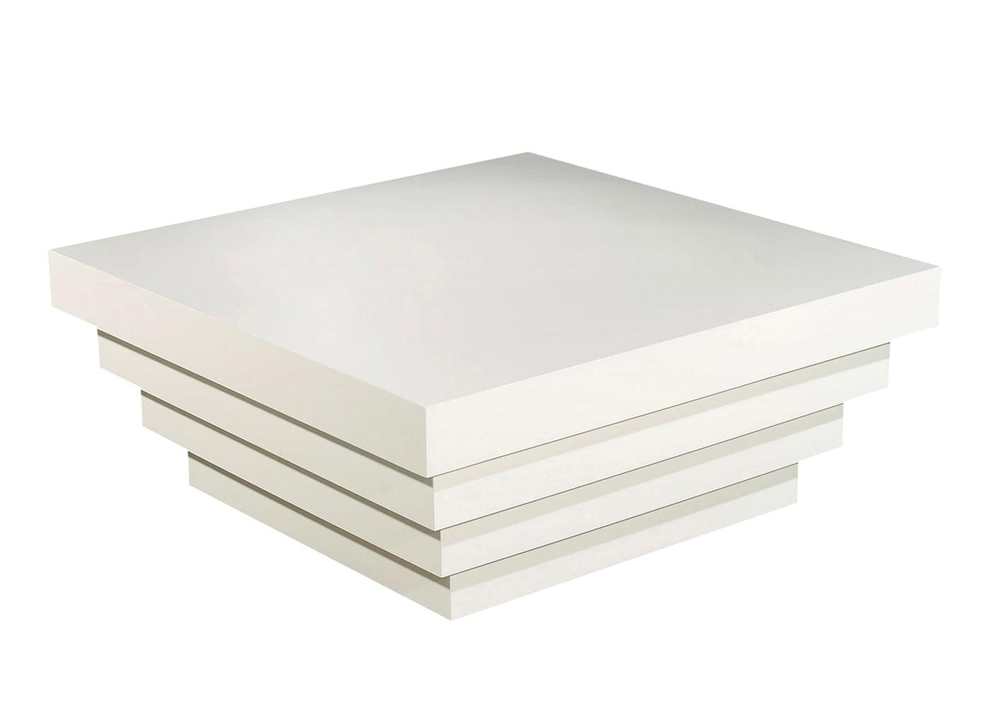 Silhouette White Coffee Table
