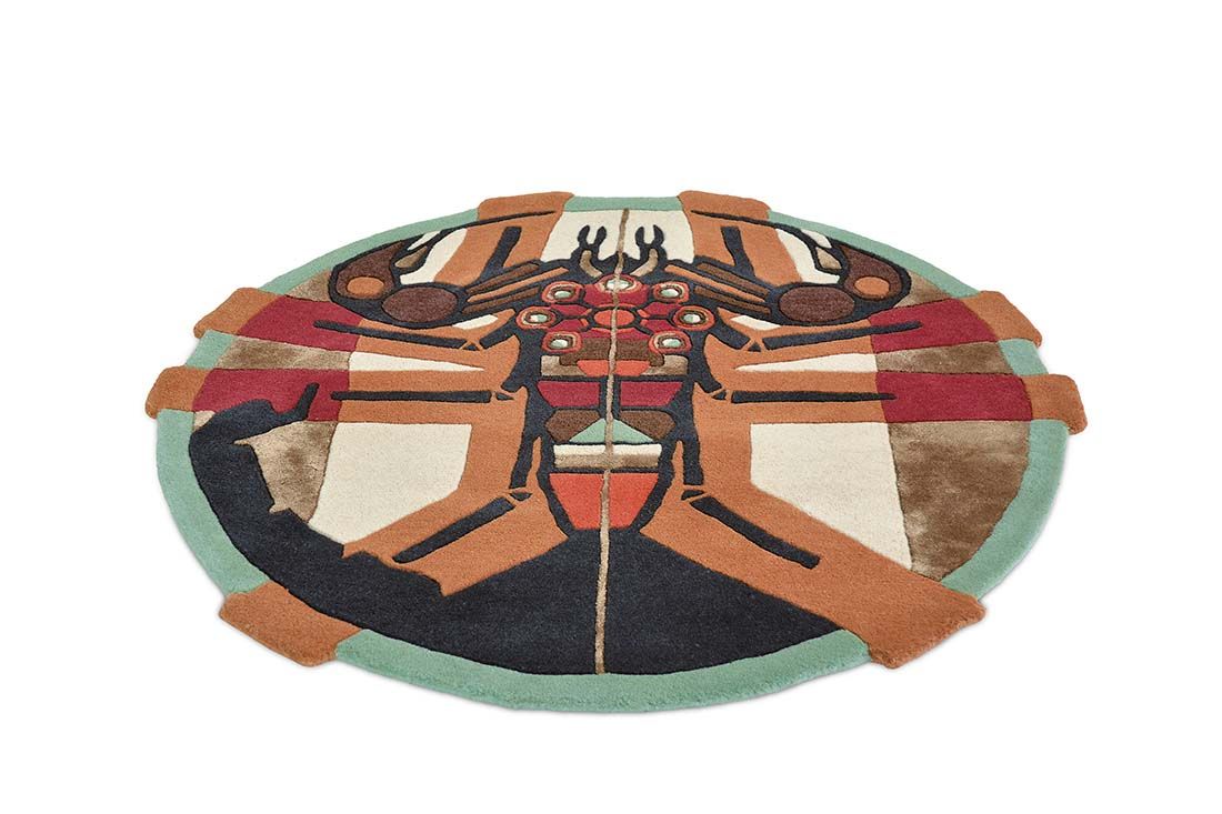 Zodiac Scorpio Circle Rug