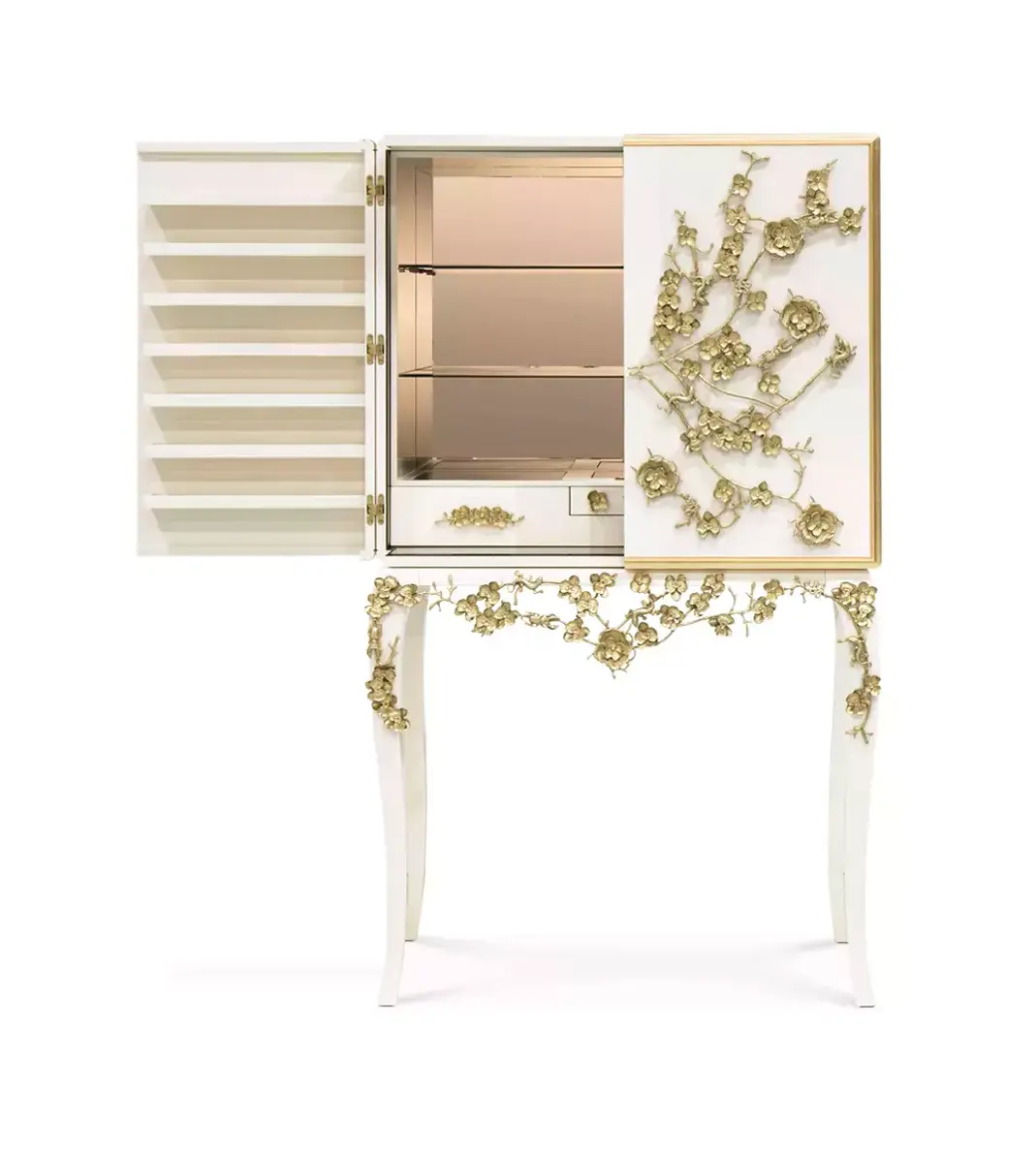 Mirage Lacquer Bar Cabinet