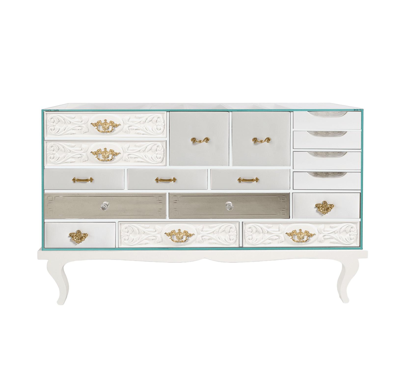 Urban White Luxe Sideboard