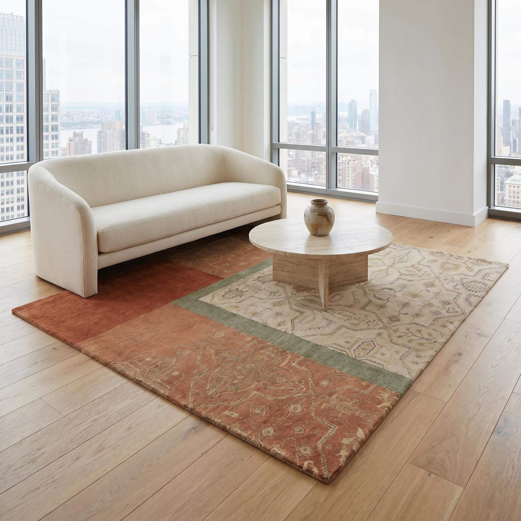 Terra Inlay Artisan Rug