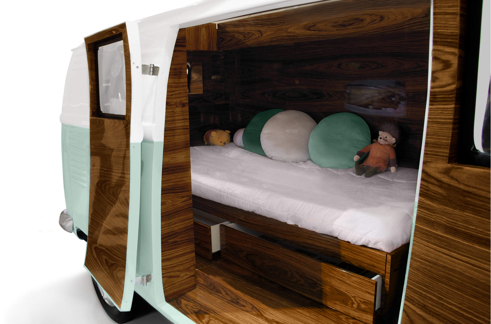 Traveler’s Caravan Green Bedroom Set