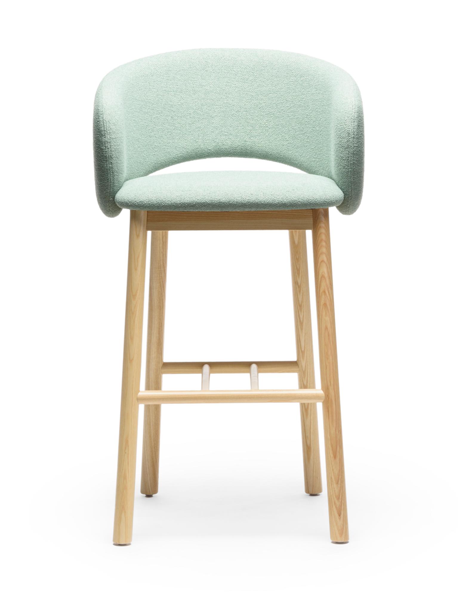 Bel SG-75 Ash Wood Bar Stool