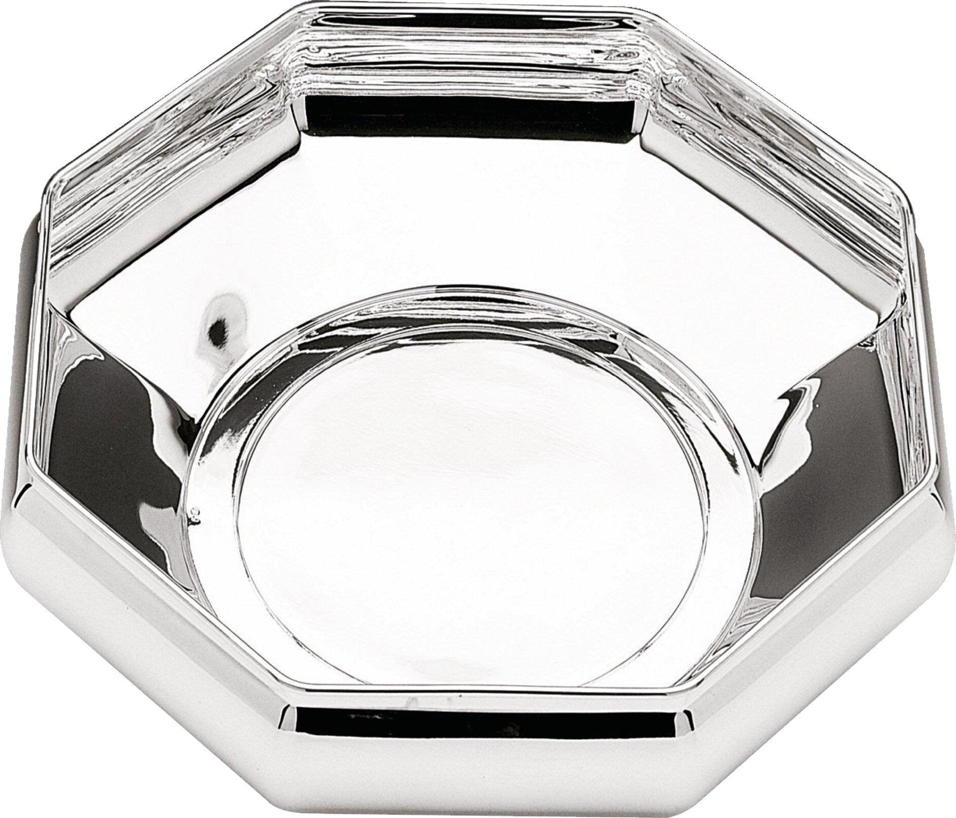 Octagonal Silver-Plated Bowl