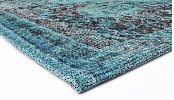 Sicilia Blue Flat Pile Rug ☞ Size: 200 x 290 cm