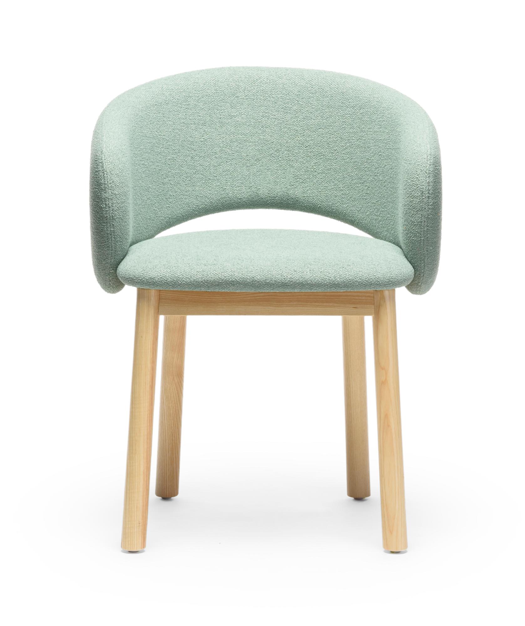 Bel S Light Green Ash Wood Chair