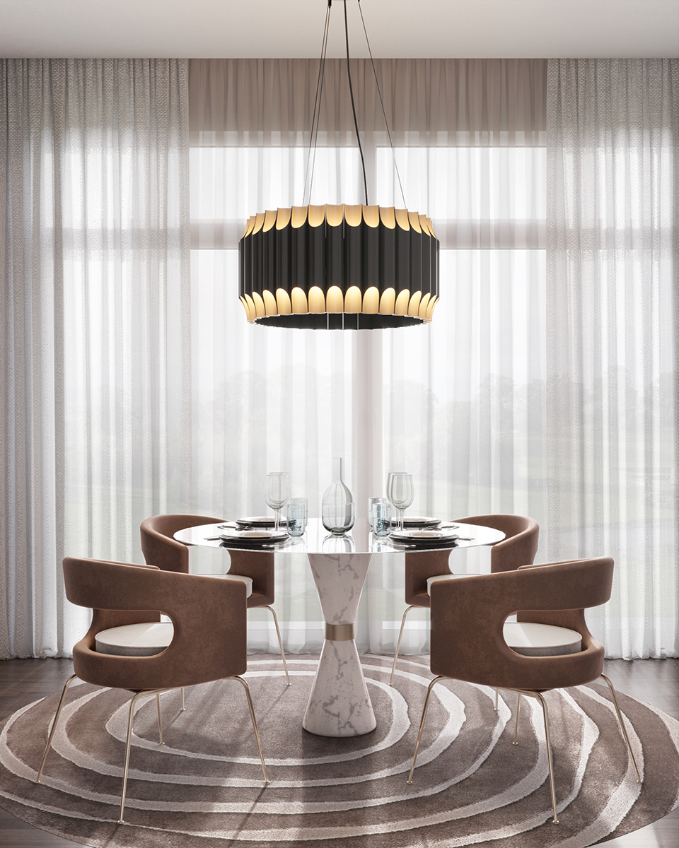 Bold Round Suspension Lamp - 4