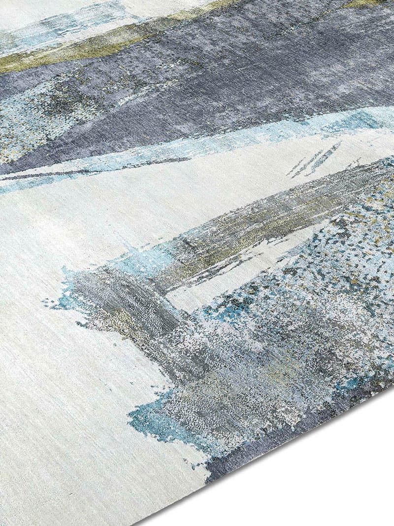 Green Rust Luxury Handmade Rug