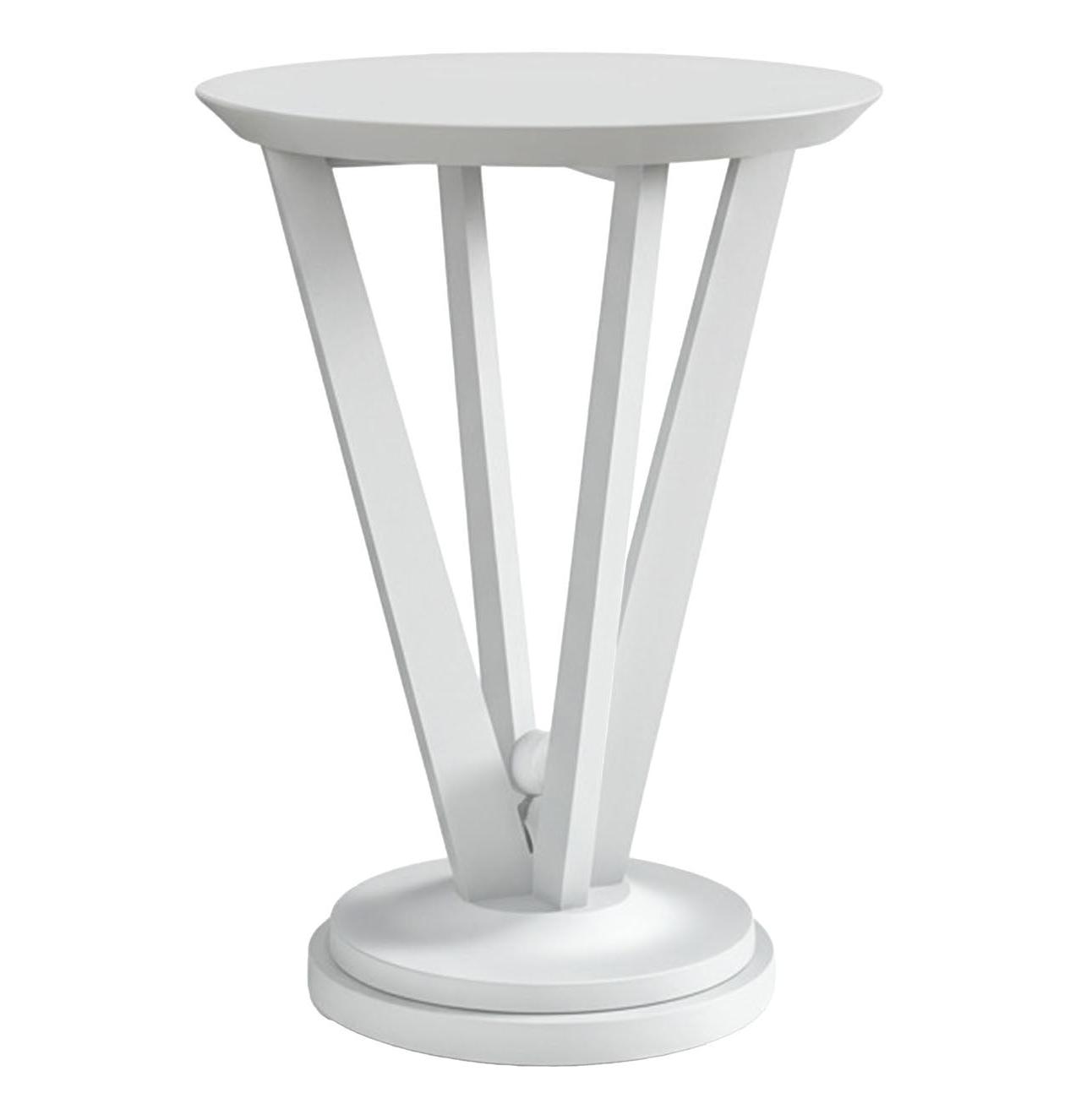 Round Wooden Side Table