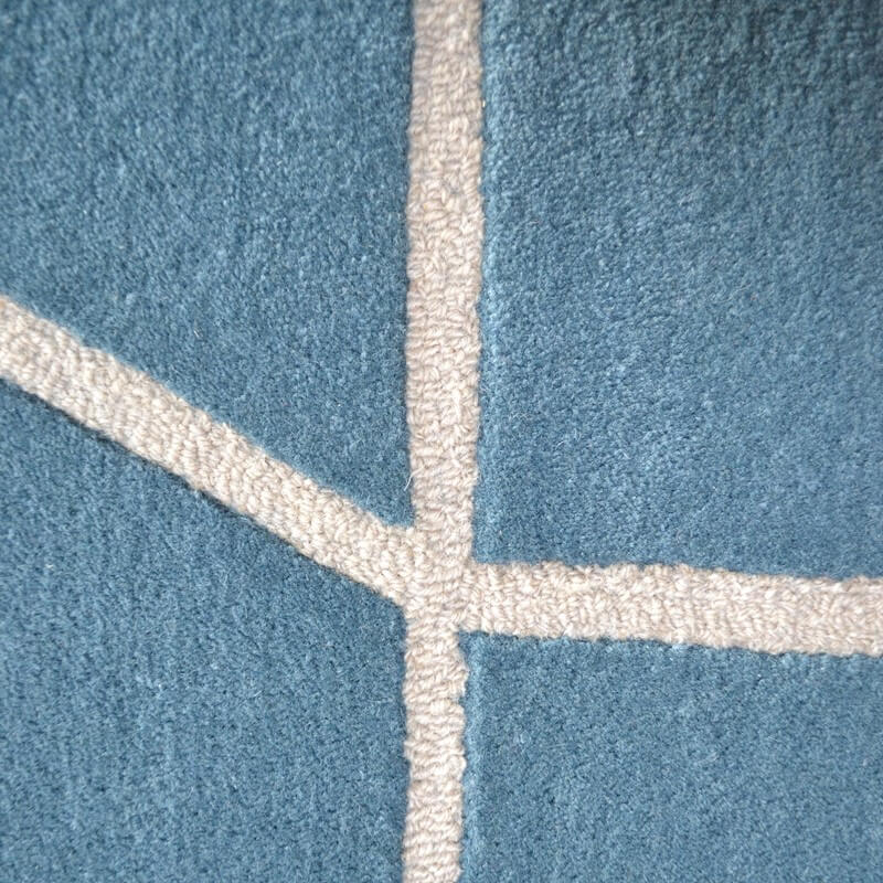 Viso Sky Wool Handwoven Rug ☞ Size: 8' 2" x 11' 6" (250 x 350 cm)