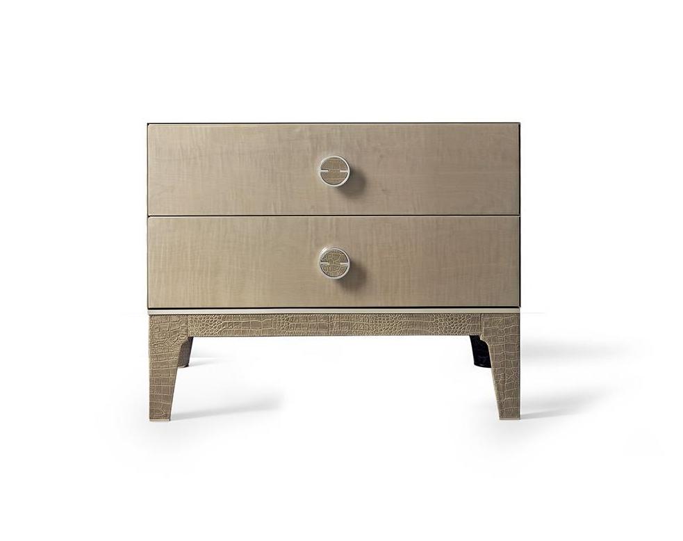 Small Nightstand with Two Drawers