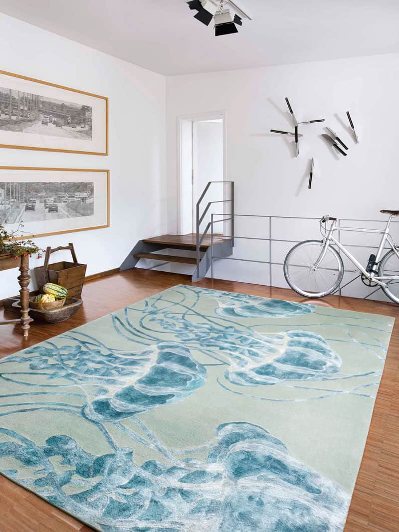 Jellyfish Exquisite Handmade Rug